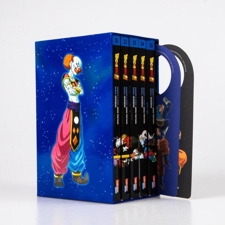 Actual product image Dragon Ball Super, Bände 11-15 im Sammelschuber mit Extra (German, Akira Toriyama, Akira Toriyama (Original Story), Toyotarou, 2022)