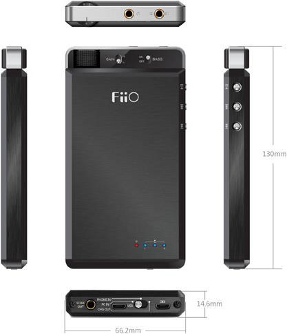 Image du produit FiiO Kunlun E18 (USB-DAC, Bass Boost, commutateur de gain, Batterie externe)