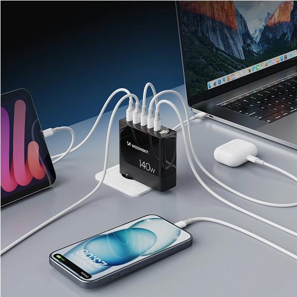 Actual product image Wozinsky GaN Charger (140 W)