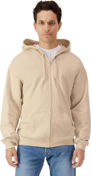 Gildan Softstyle Hoodie mit durchgehendem Reissverschluss Mittelschwer