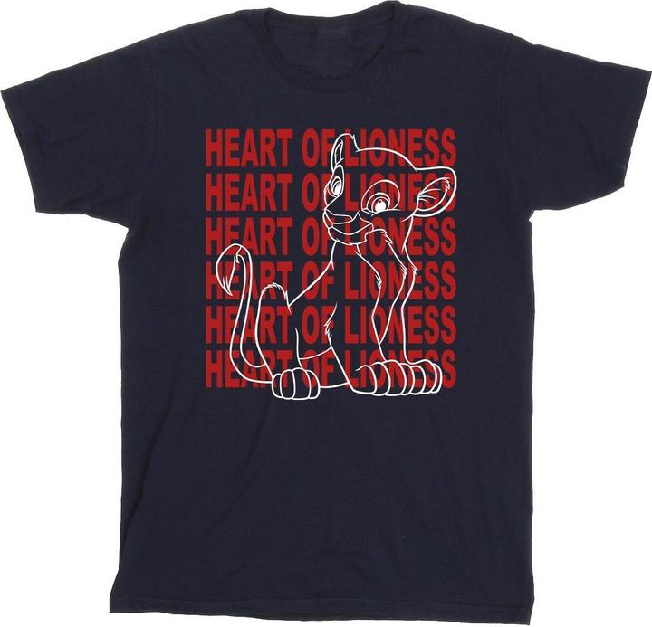 Actual product image Disney Mens The Lion King Heart Of A Lioness T-Shirt (L)