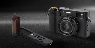 Actual product image Fotopro QAL X100VI grip handle for Fujifilm X100VI Black (Handgrip)