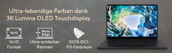 Produktbild ASUS ProArt P16 (16", AMD Ryzen AI 9 HX 370, 64 GB, 2000 GB, DE)