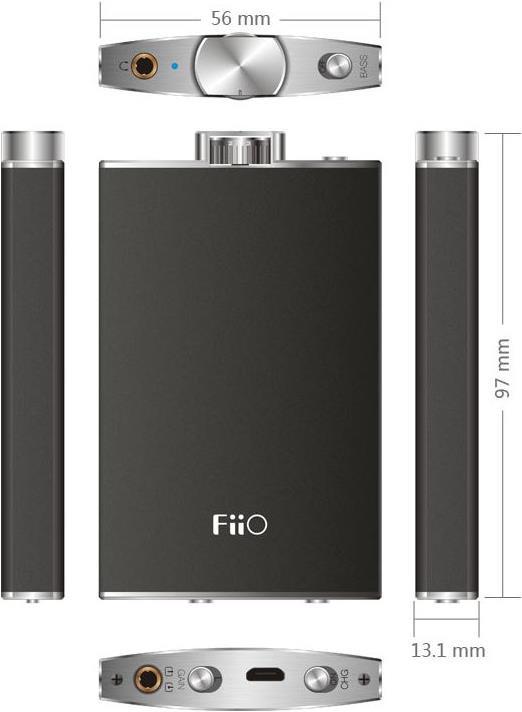 Image du produit FiiO Q1 (USB-DAC, Bass Boost, commutateur de gain)