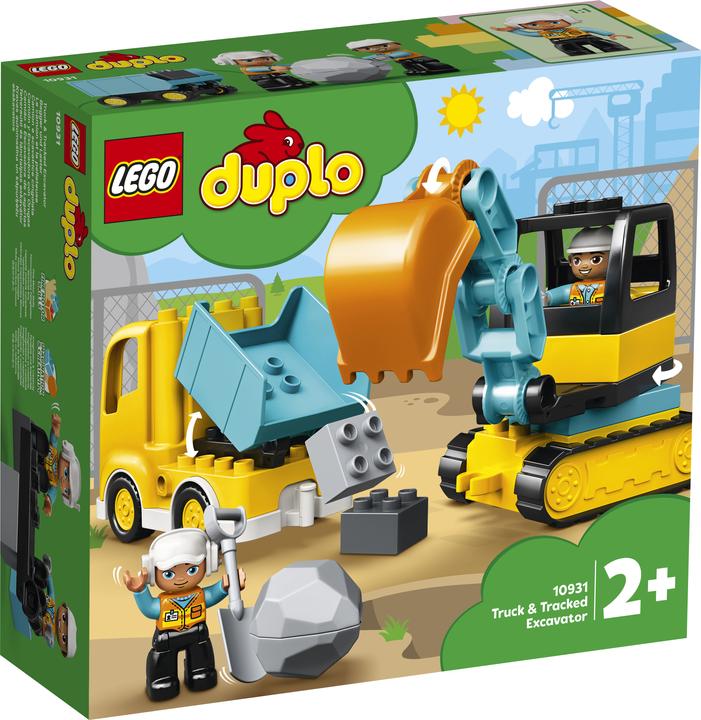 Actual product image LEGO DUPLO excavators and trucks (10931)