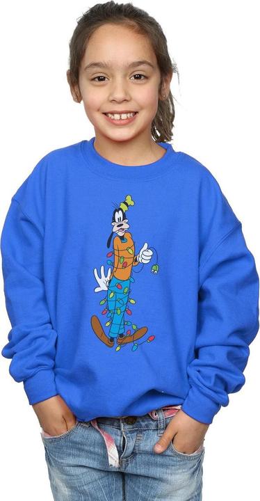Actual product image Disney Girls Goofy Christmas Lights Sweatshirt (152, 158)