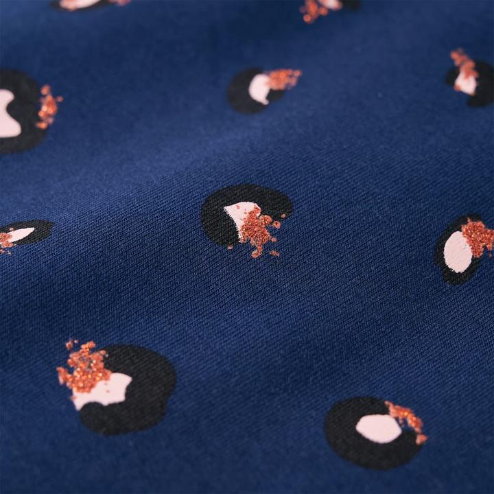 Image du produit VidaXL Sweat à capuche enfant bleu marine 128,Matériau : 95 (128)