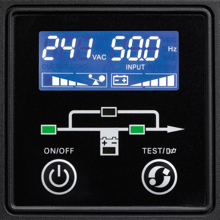 Actual product image Eaton 9E Rack UPS, 1ph, on-line, 3000VA (3000 VA, 2700 W, Online double converter UPS)