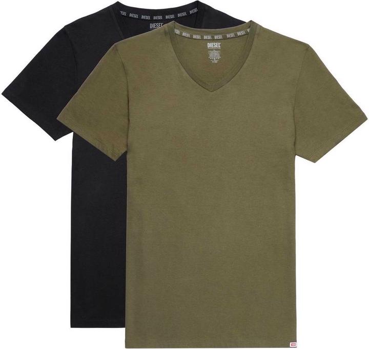 Actual product image Diesel T-shirt casual comfortable fit UMTEE-MICHAEL-TUBE-TWOPACK (L)