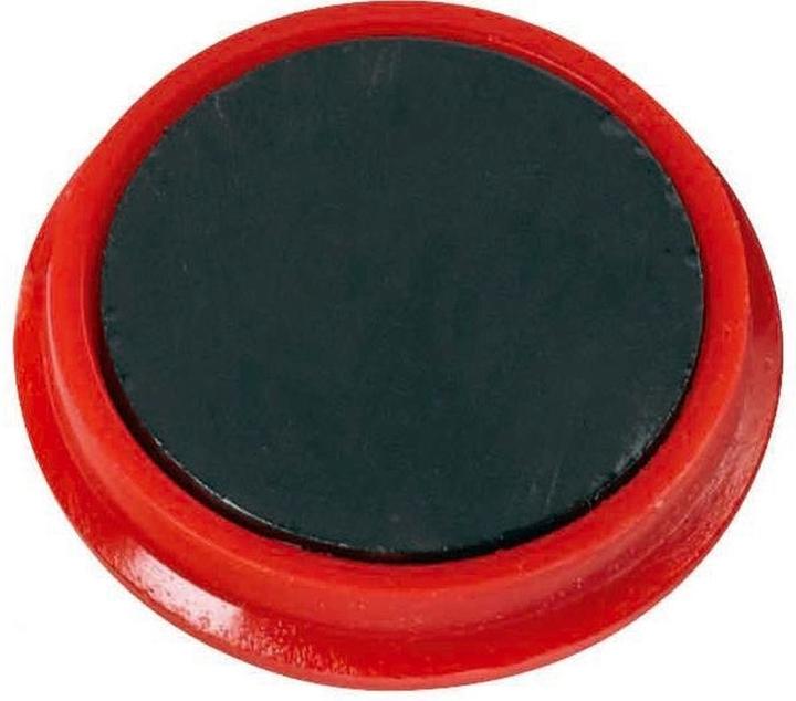 Actual product image Alco Magnet 13 x 7 mm (Ø x H) 13mm 0.1kg red 10pcs/pack. (10 x)