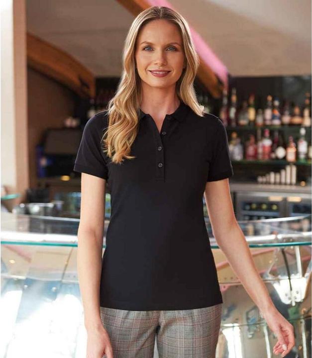Actual product image Brook Taverner Womens/Ladies Arlington Cotton Polo Shirt (S)
