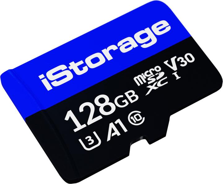 Produktbild iStorage microSD (1-Pack) (128 GB, microSDXC, U3, UHS-III)