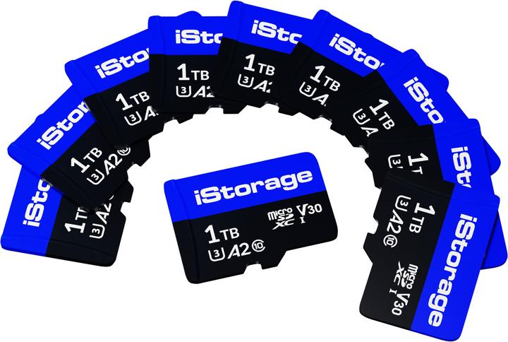 Actual product image iStorage microSD Card (10-Pack) (1000 GB, microSDXC, U3, UHS-III)