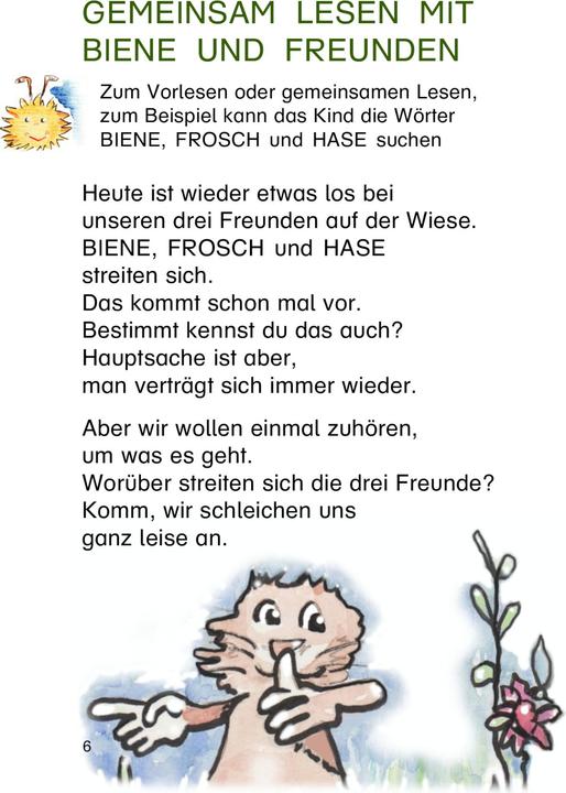 Produktbild Thomé:Gemeinsam lesen mit Biene und Fre (Deutsch, Prof. Dr. Günther Thomé, Günther, Dorothea, Dr. Dipl.-Päd. Thomé, Prof. Dr. Thomé, 2024)