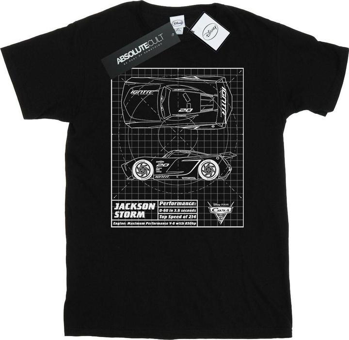 Disney Cars Jackson Storm Blueprint TShirt (3XL)