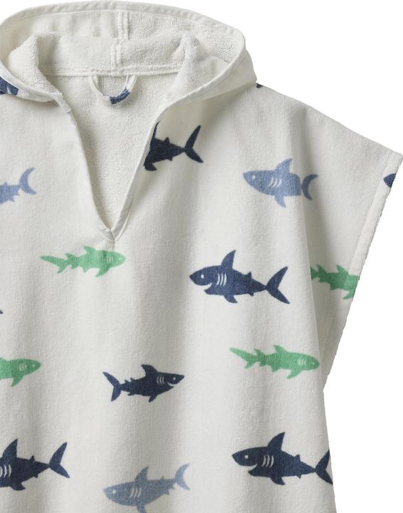 Immagine prodotto Vertbaudet Poncho da bagno per bambini HAIE in cotone riciclato, personalizzabile (128)