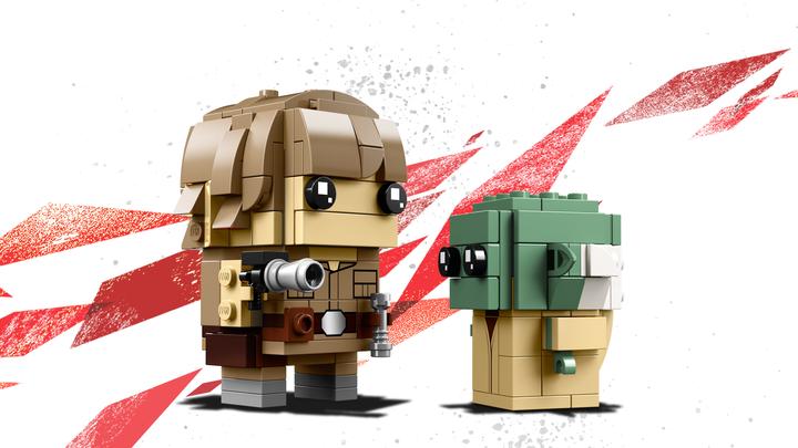 Produktbild LEGO Luke Skywalker und Yoda (41627, LEGO Brickheadz)