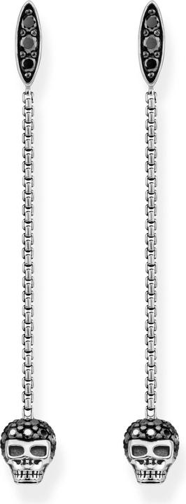 Actual product image Thomas Sabo Skull earrings (Blackened, 925 sterling silver)
