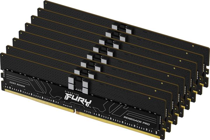 Produktbild Kingston D5128GB 4800-36 Renegade PRO ECC K8 KFY KF548R36RBK8-128 (8 x 16GB, 4800 MHz, DDR5-RAM, R-DIMM)
