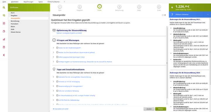 Produktbild Lexware QuickSteuer 2023 1 license(s) (1 User, 12 Monate)
