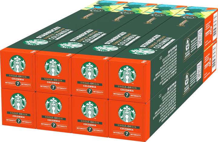 Actual product image Starbucks Colombia by Nespresso Medium Roasts (10 x Port.)