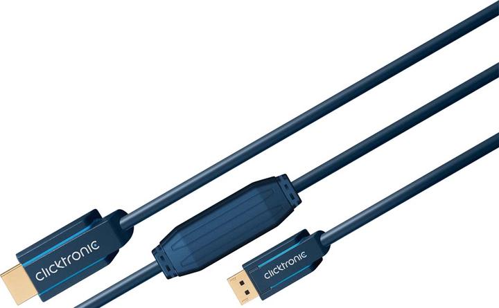 Actual product image clicktronic DisplayPort — HDMI (Typ A) (2 m, DisplayPort, HDMI)