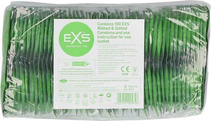 Actual product image EXS Ribbed & Dotted (100 pcs.)