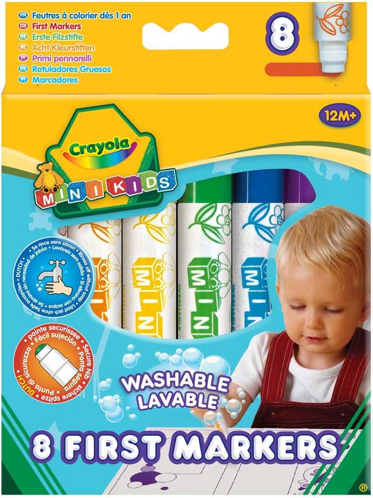 Produktbild Crayola Mini Kids - Marker (Assortiert, 8 x)