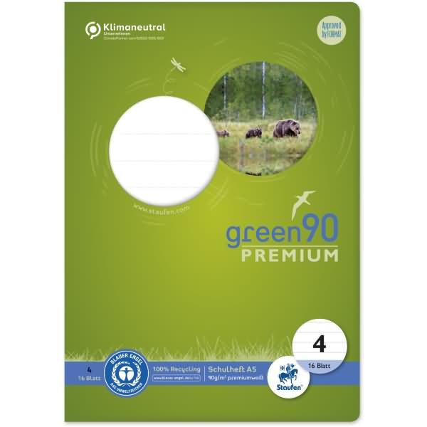 Produktbild Staufen Heft LIN4 A5 16 Blatt 10mm liniert (A5, Liniert, Harter Einband)