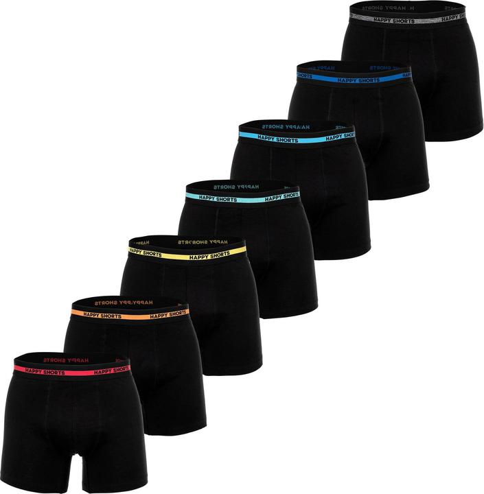 Happy shorts Trunk Jersey Uni (XXL, 7er Pack)