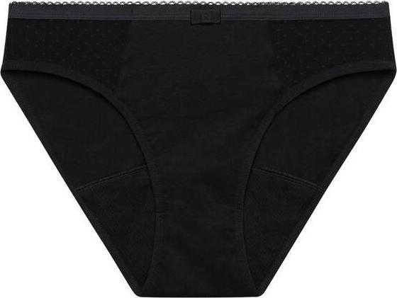 Produktbild DIM Slip Lace Medium schwarz mit Meshdetail (M)