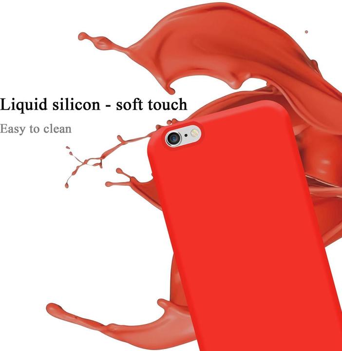 Actual product image Cadorabo TPU Liquid Silicone Case Cover (Apple iPhone 6 Plus)