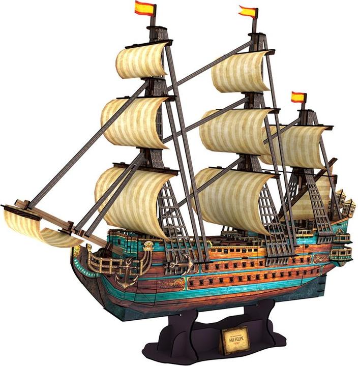 Image du produit Cubicfun Puzzle 3D du voilier de l'Armada espagnole (248 pièces)