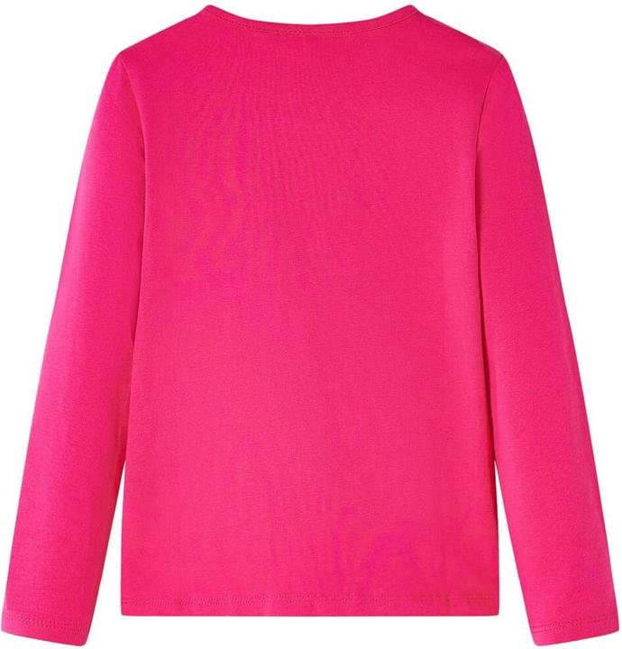 Produktbild VidaXL Kinder-Langarmshirt Knallrosa 140,Material: 95 % Baumwolle (140)