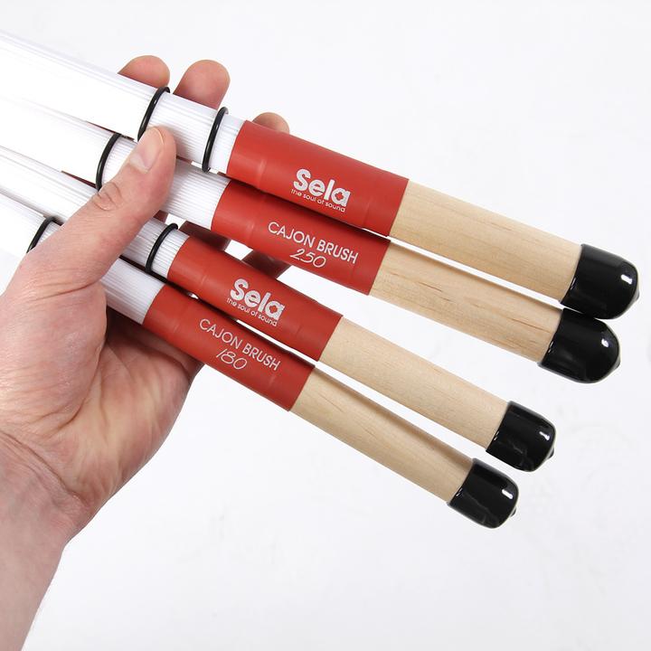 Image du produit Sela SE036 Cajon Brush avec 250 fibres de nylon (Cajón)