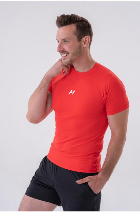 Actual product image Nebbia Functional Slim-Fit T-Shirt 324 Red (XXL)