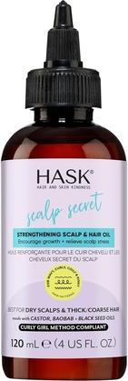 Produktbild Hask Texture Series Strengthening Scalp & Hair Oil with Castor, Baobab & Black