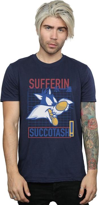 Image du produit Looney Tunes - T-shirt SYLVESTER SUFFERIN SUCCOTASH - Homme (XL)