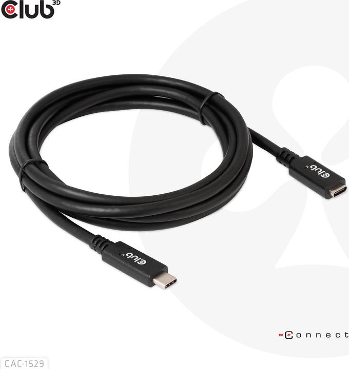 Produktbild Club 3D USB C — USB C (1 m, USB 3.0)