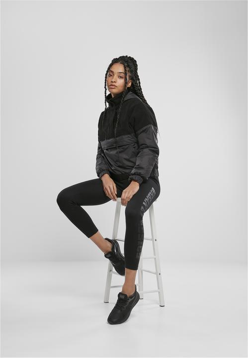Actual product image Urban Classics Ladies Sherpa Mix Pull Over Jacket (M)