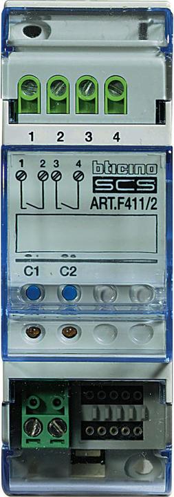 Immagine prodotto Bticino Attuatore SCS Reg 2 contatti NA F411U2 10A F411U2 (Attuatore dell'interruttore)