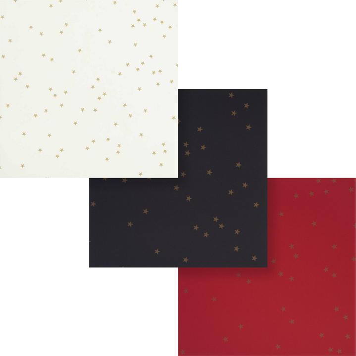 Actual product image Rico Design Leaflets "Gold Stars", 32 sheets (130 g/m², 32 x)