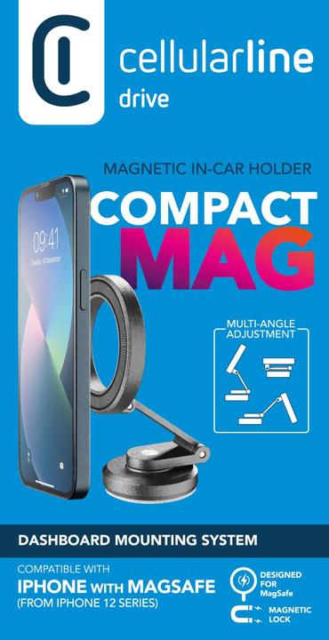 Image du produit Cellularline MagSafe Compact Mag In-Car Holder Noir