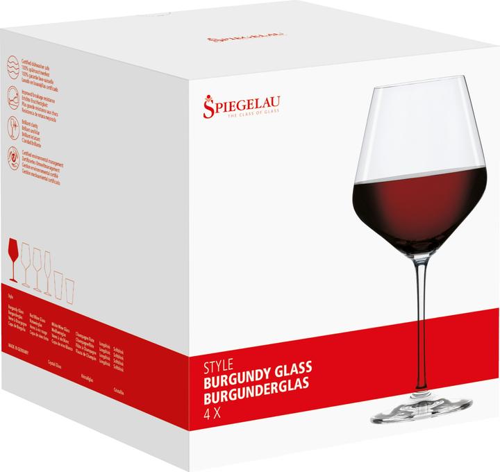 Immagine prodotto Spiegelau Stile (64 cl, 4 Occhiali, Bicchieri da vino rosso)