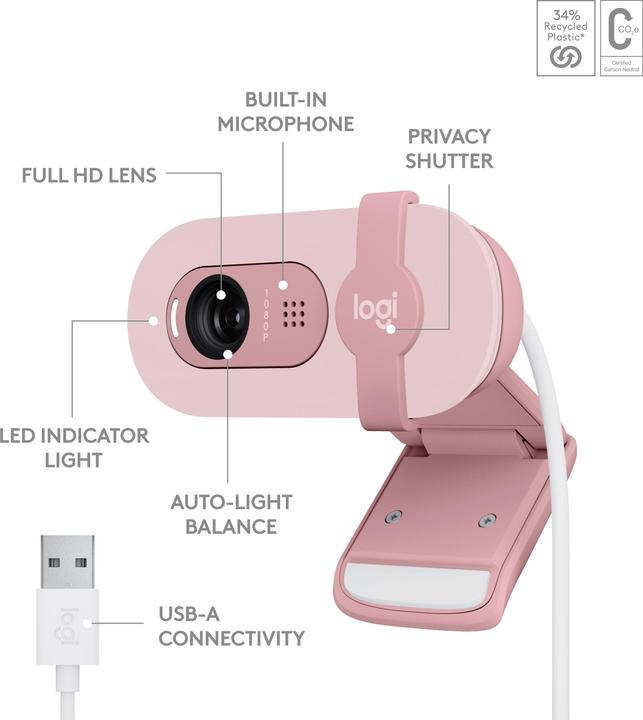 Produktbild Logitech Brio 100 (2 Mpx)