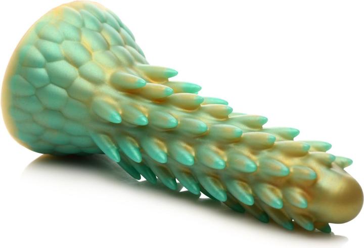 Actual product image Creature Cocks Stegosaurus - Spiky Reptile Silicone Dildo