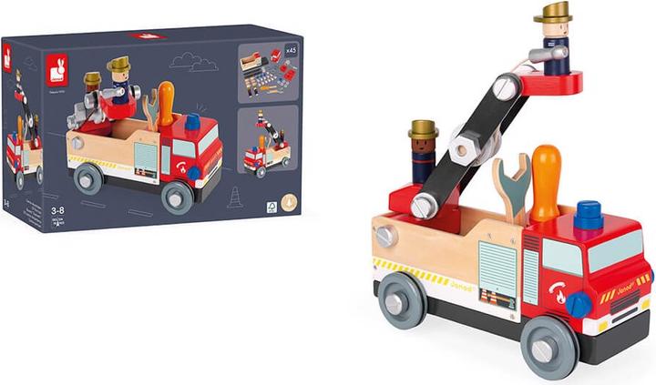 Immagine prodotto Janod Camion dei pompieri Brico'Kids