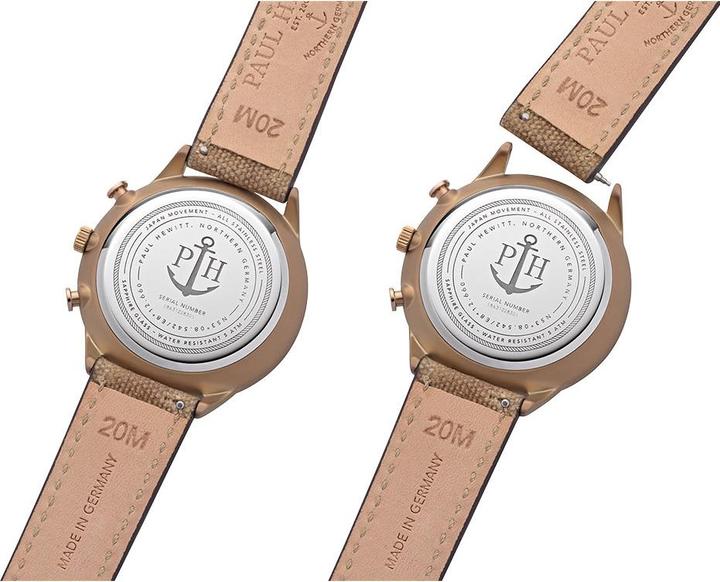 Image du produit Paul Hewitt Ligne sable blanc (Chronographe, 42 mm)