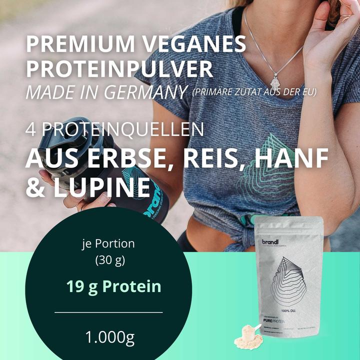 Produktbild Brandl Pulver Pure Protein Vegan (Zimt, 1 Stk., 1000 g)