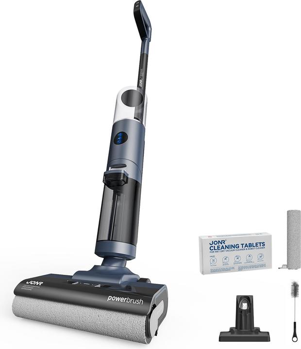 Jonr ED12 Pro Wet Dry Vacuum Cleaner 3-in-1 Vacuum Cleaner Cordless,Double-sided edge cleaning,9kPa
